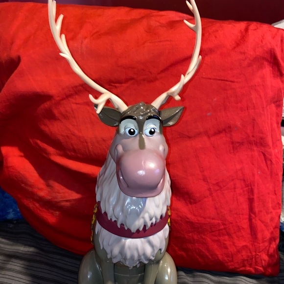 COPY - Frozen Sven reindeer cup with the straw … - Picture 1 of 6